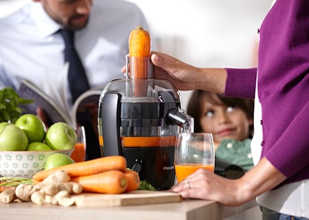 Enjoy a care-free juicing experience