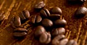 Loose coffee beans