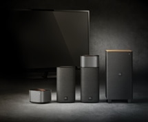 Speakers with surround sound