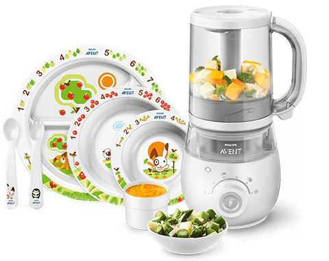 幼兒餵食用品：Philips Avent 嬰兒食物處理器及餐具