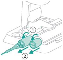 How to use a cleaning brush schematic one