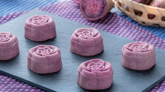 Purple Potato Mooncake (Makes 12 mooncakes)