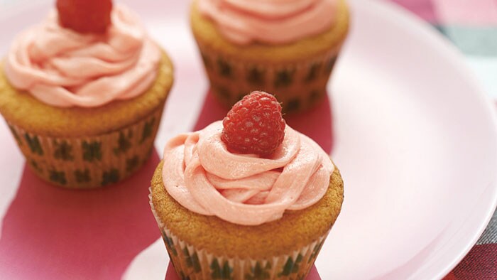 Raspberry Cupcakes