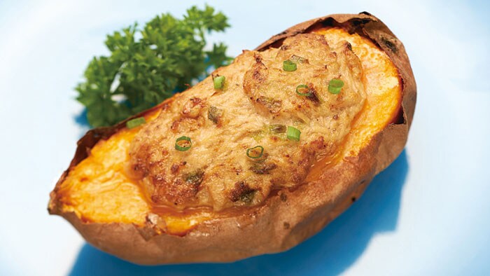 Sweet Potatoes with Tuna