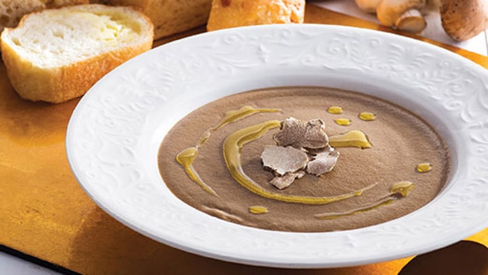 Mushroom Soup with White Truffle