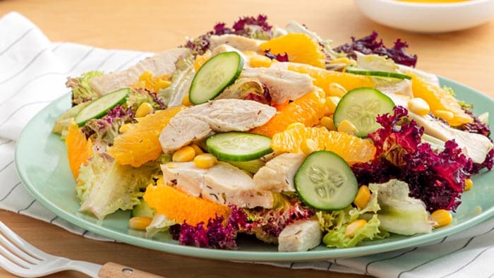 Chicken Breast and Orange Salad