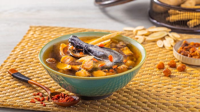 Chinese Herbal Black-bone Chicken Soup