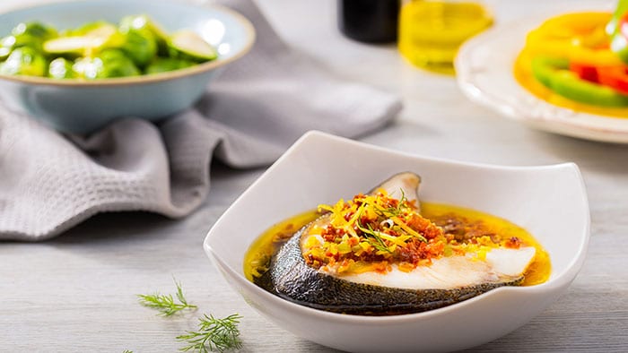 Steamed Cod with Lemon