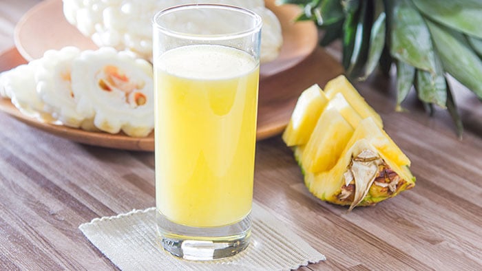 Pineapple and Bitter Melon Juice