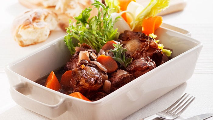 Stewed Ox Tail in Red Wine