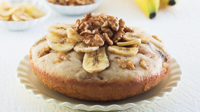 Walnut Banana Cake