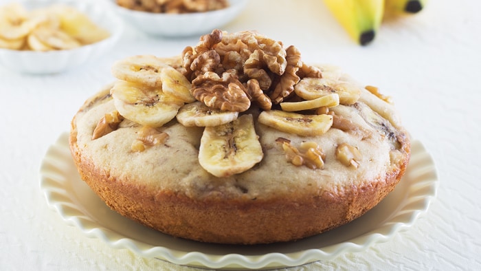 Walnut Banana Cake