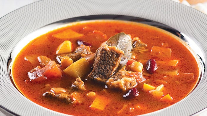 Hungarian beef soup