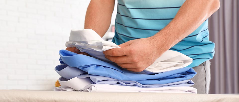 How to fold shirt to safe space