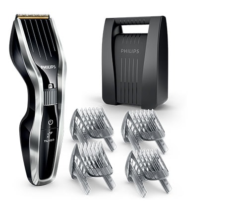a shaver with accessories