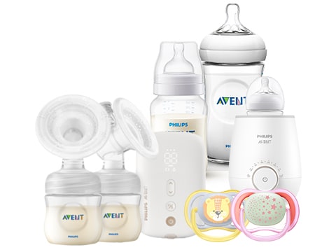 Setting up  baby products: Bottles, Smart Baby monitor, Pacifiers, Breast pumps