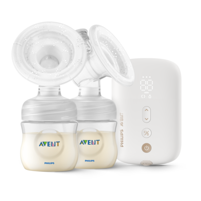 Comfort Double electric breast pump and nipples Philips Avent